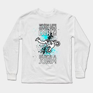 Motocross Biker Freestyle Stunt Long Sleeve T-Shirt